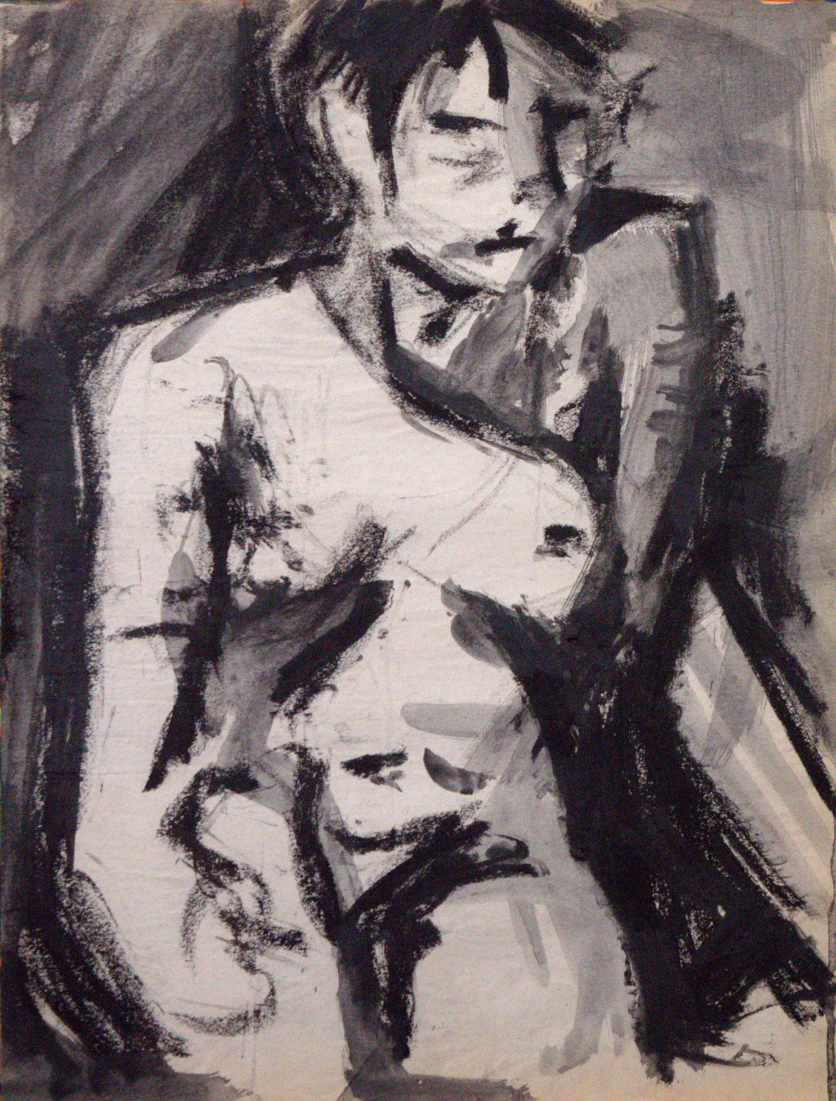 FigureDrawingBlackNWhiteLady, 