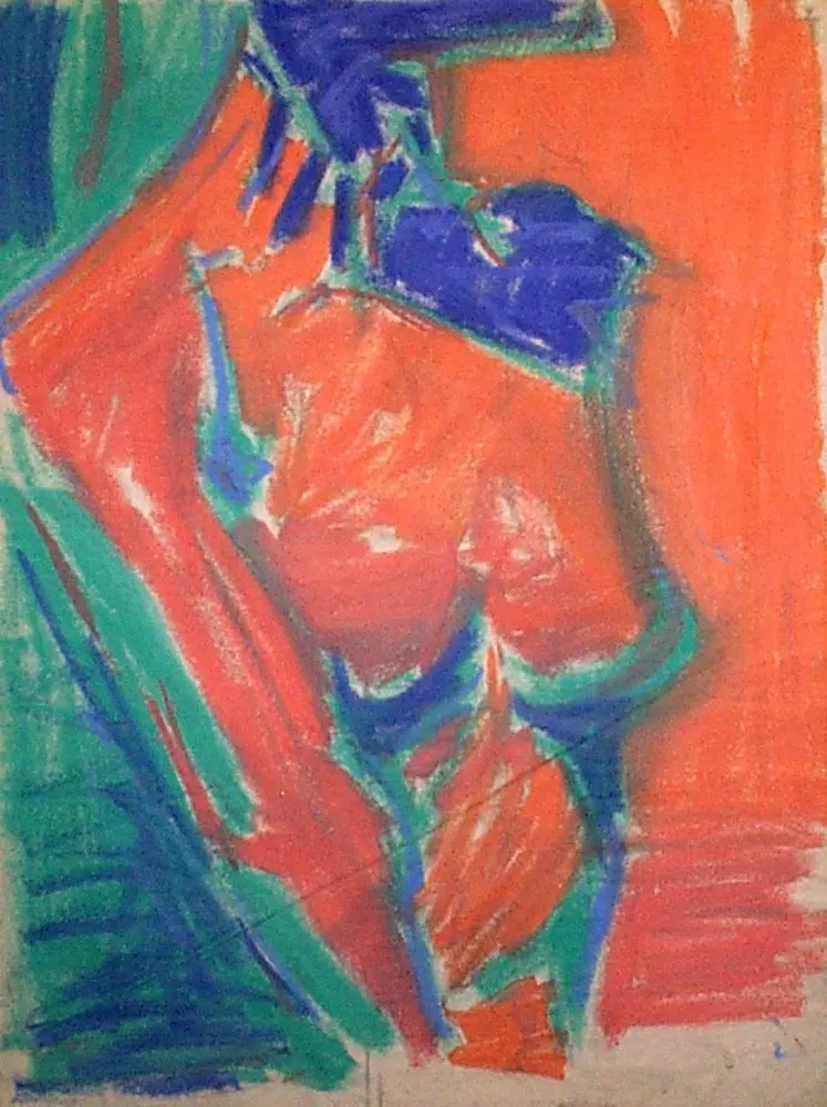 FigureDrawingPinkNBlueTorso